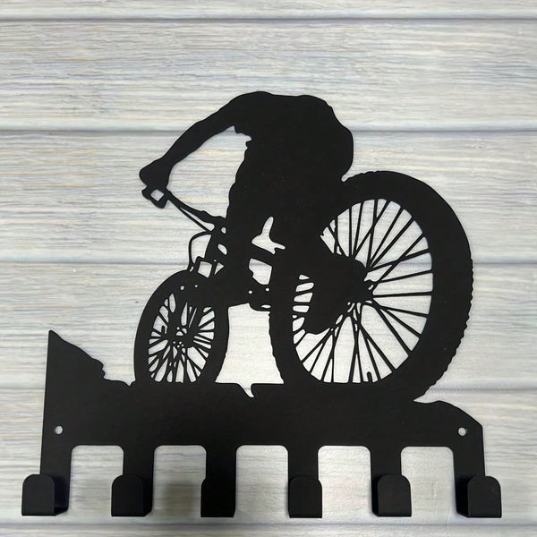1 metal car/truck/bicycle wall hook decoration, wall-mounted key holder, suitable for family living room bedroom wall hanging decorative hook