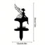 1 piece Halloween metal butterfly fairy/wrought iron silhouette garden ornament, very festive, suitable for outdoor lawn garden party decoration