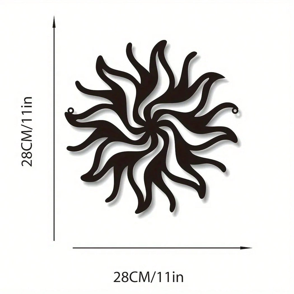1 piece of metal sun and moon/cactus moon/strange sun/mountain sun/cat moon art wall decoration, suitable for indoor and outdoor wall decoration