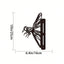 1 Cute Dragonfly/Ant/Dolphin Animals and Insects Metal Sea Animal Silhouette Garden Ornament, Outdoor Ornament
