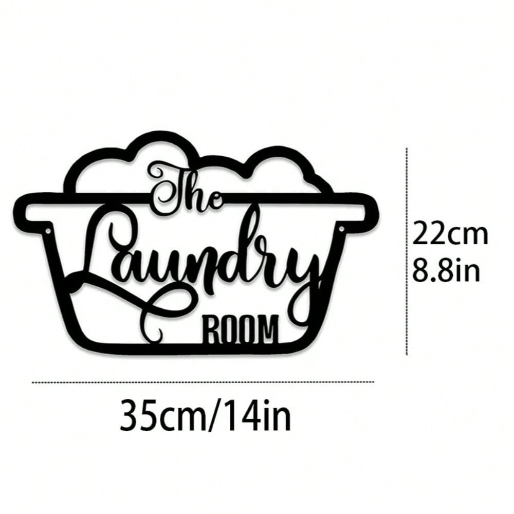 1 piece of letter/cloud/kitchen utensils metal sign decoration, metal wall decoration, suitable for kitchen, farmhouse, home office wall and outdoor decoration