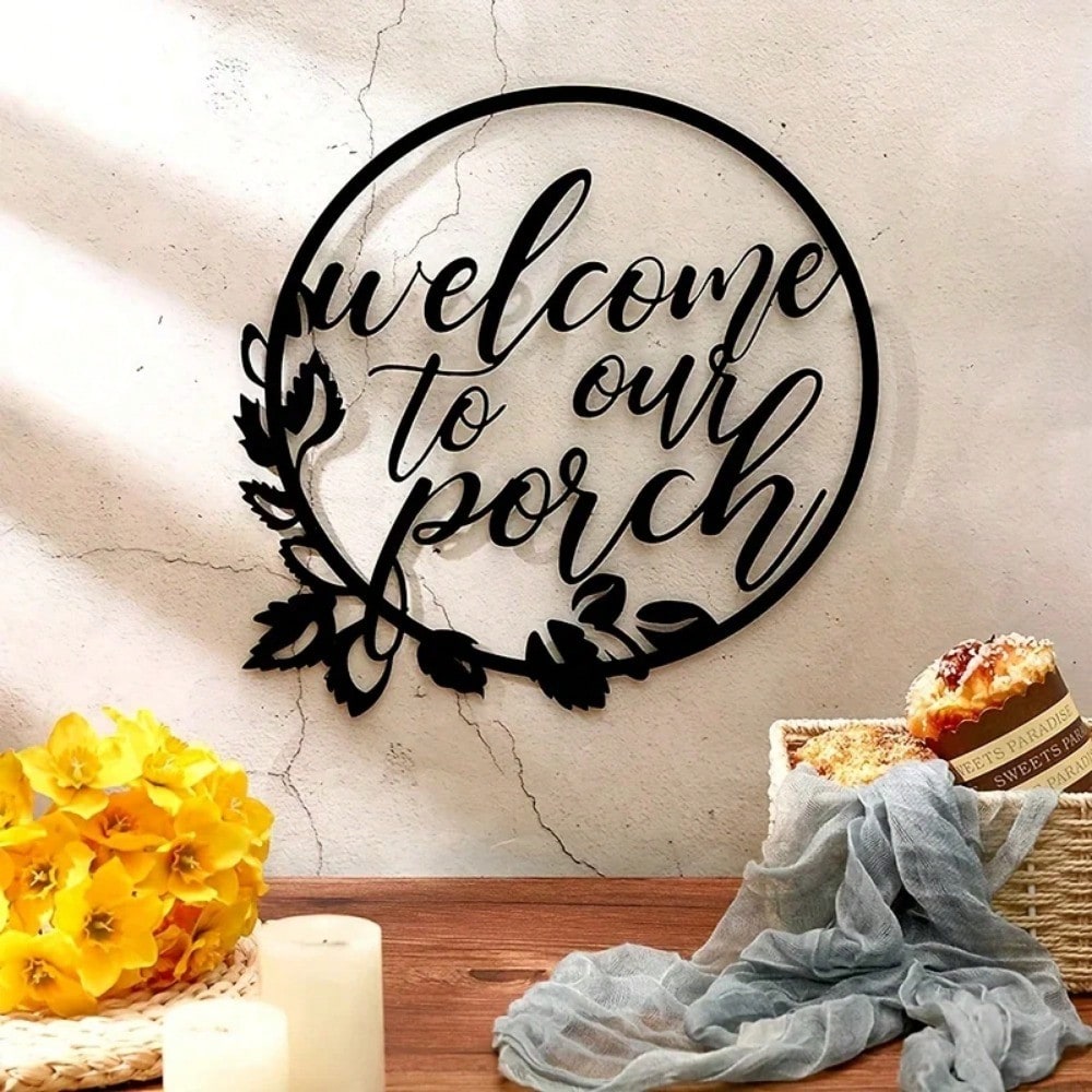 1 piece of letter/cloud/kitchen utensils metal sign decoration, metal wall decoration, suitable for kitchen, farmhouse, home office wall and outdoor decoration