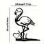 1 piece bird perch steel silhouette metal wall decoration, suitable for home garden patio outdoor statue insert decoration, is the perfect birthday gift.
