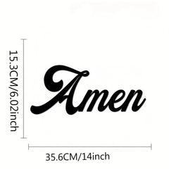 1PC Metal Word Sign Wall Art - Decorative Accent Metal Art, Wall Sign, Hanging Wall Art, Home Decor, Wall Decor, Wall Hanging