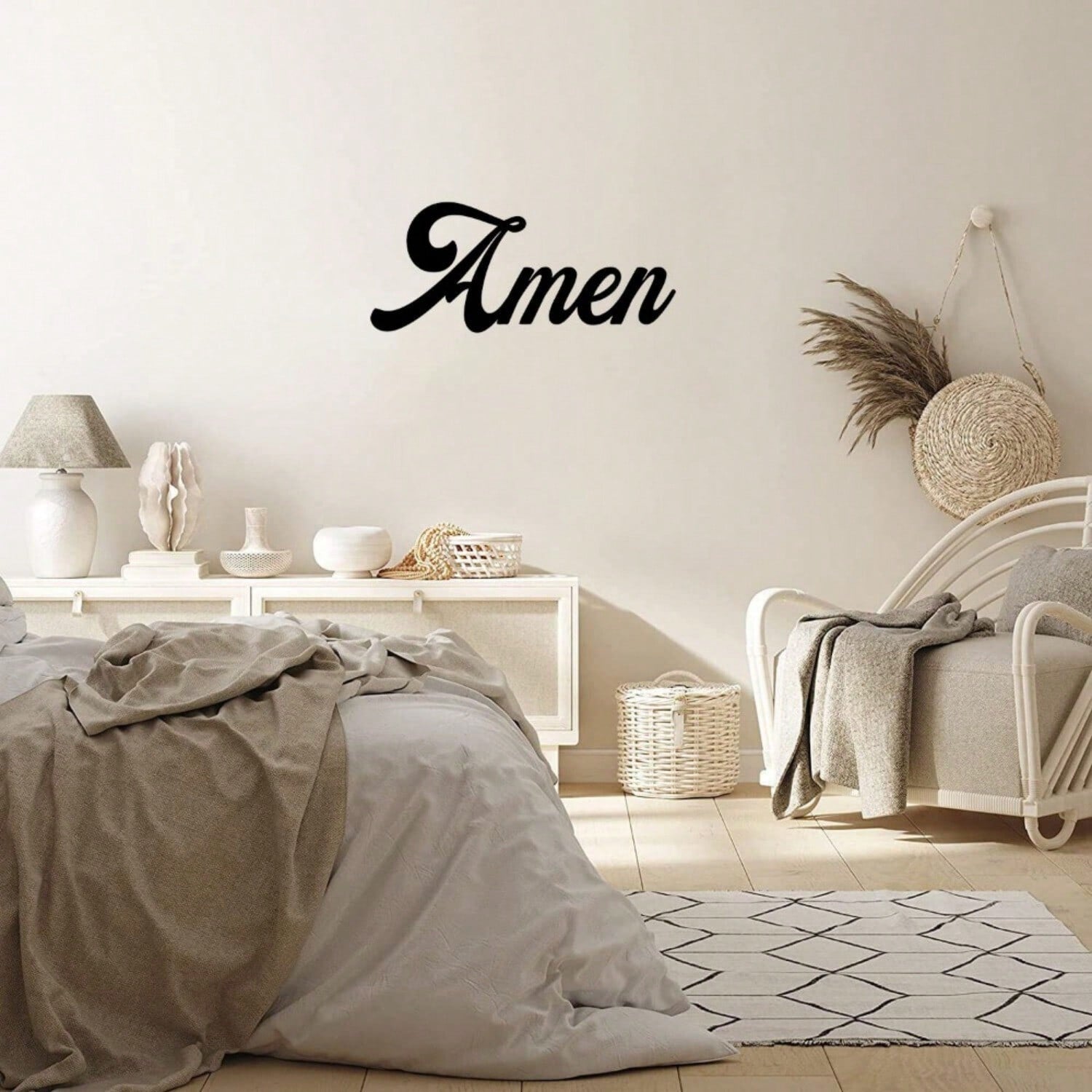 1PC Metal Word Sign Wall Art - Decorative Accent Metal Art, Wall Sign, Hanging Wall Art, Home Decor, Wall Decor, Wall Hanging