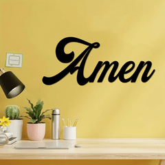 1PC Metal Word Sign Wall Art - Decorative Accent Metal Art, Wall Sign, Hanging Wall Art, Home Decor, Wall Decor, Wall Hanging