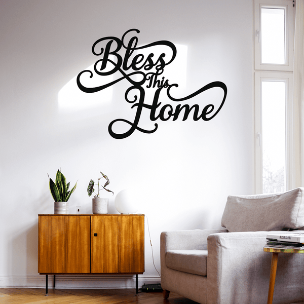 1PC Home Metal Wall Stencil Decor | Farmhouse Style Living Room Decoration | Elegant Metal Sign For Home Decor