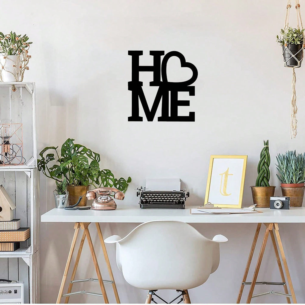 1PC Home Metal Wall Stencil Decor | Farmhouse Style Living Room Decoration | Elegant Metal Sign For Home Decor