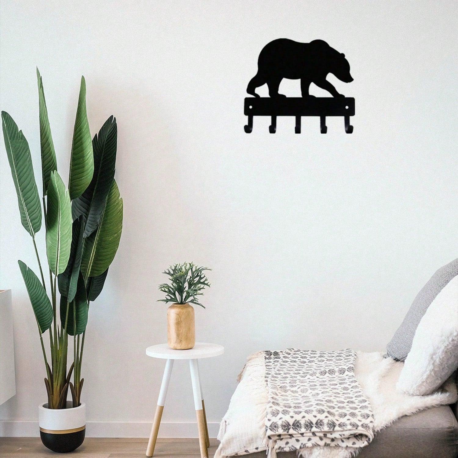 1PC Coat Hooks Wall Mounted Entryway - Dog Leash And Key Holder, Clothes Hat Rack, Towel Rack Organizer Hook For Wall, Coat Hanger
