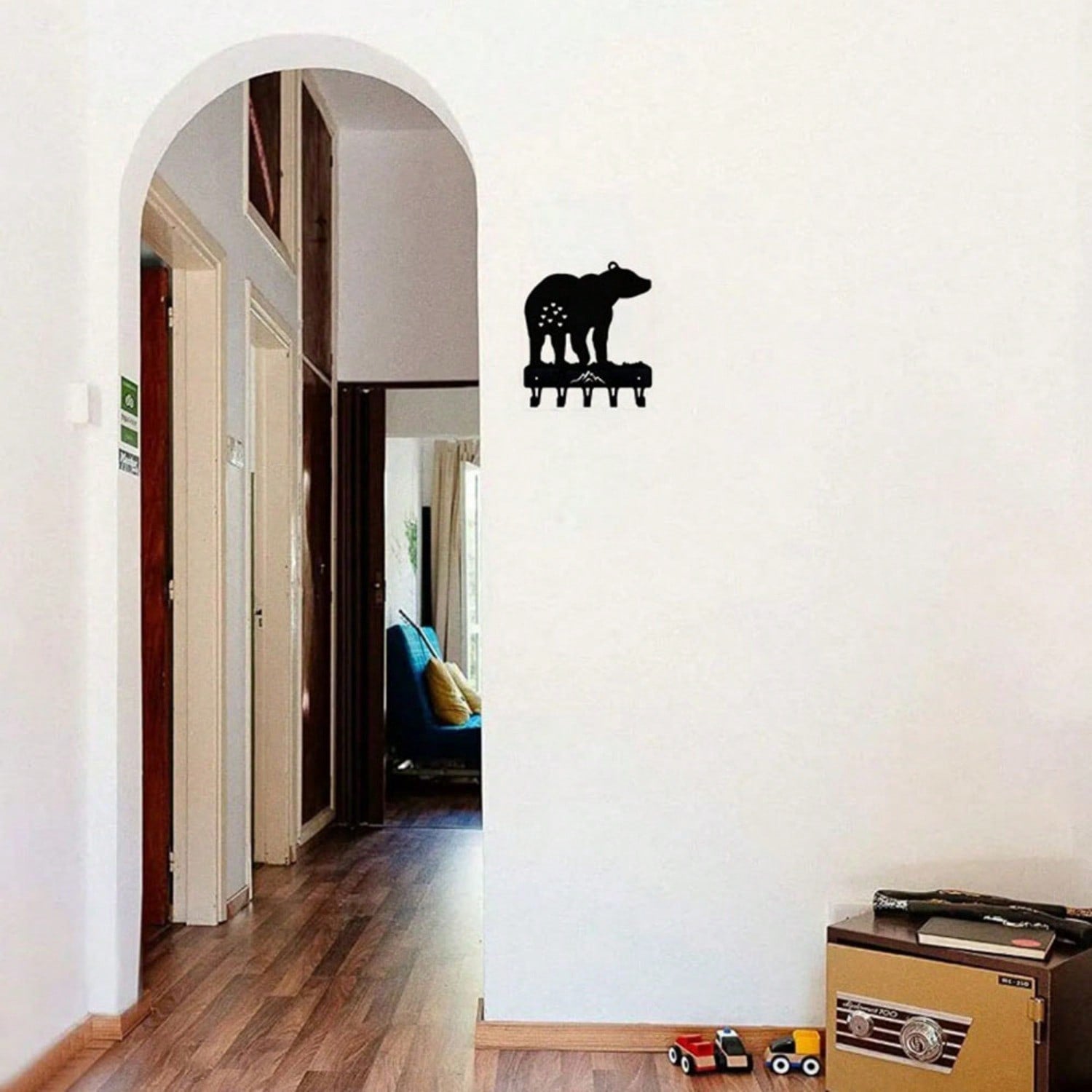 1PC Coat Hooks Wall Mounted Entryway - Dog Leash And Key Holder, Clothes Hat Rack, Towel Rack Organizer Hook For Wall, Coat Hanger