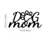 1 piece dog paw metal wall decoration plate - dog lover home decoration, gift for dog mother, dog paw pattern for living room and home decoration, wrought iron art, home decoration