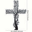 1 Piece Metal Black Cross Wall Decor - Cross Wall Decor For Living Room, Kitchen And Home Decor - Metal Wall Decor