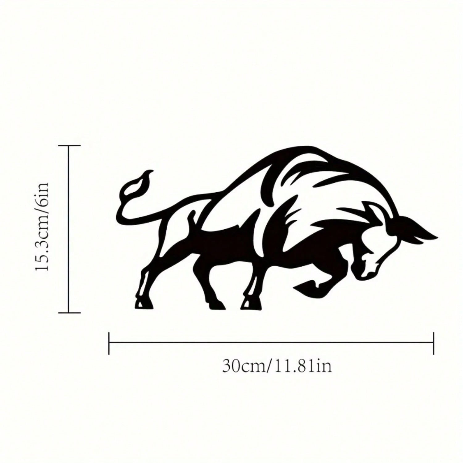 1-Piece Rooster and Cow Metal Wall Decorations: Modern Farmhouse Style Farm Animal Decorations, Hanging Artwork by HelloYoung