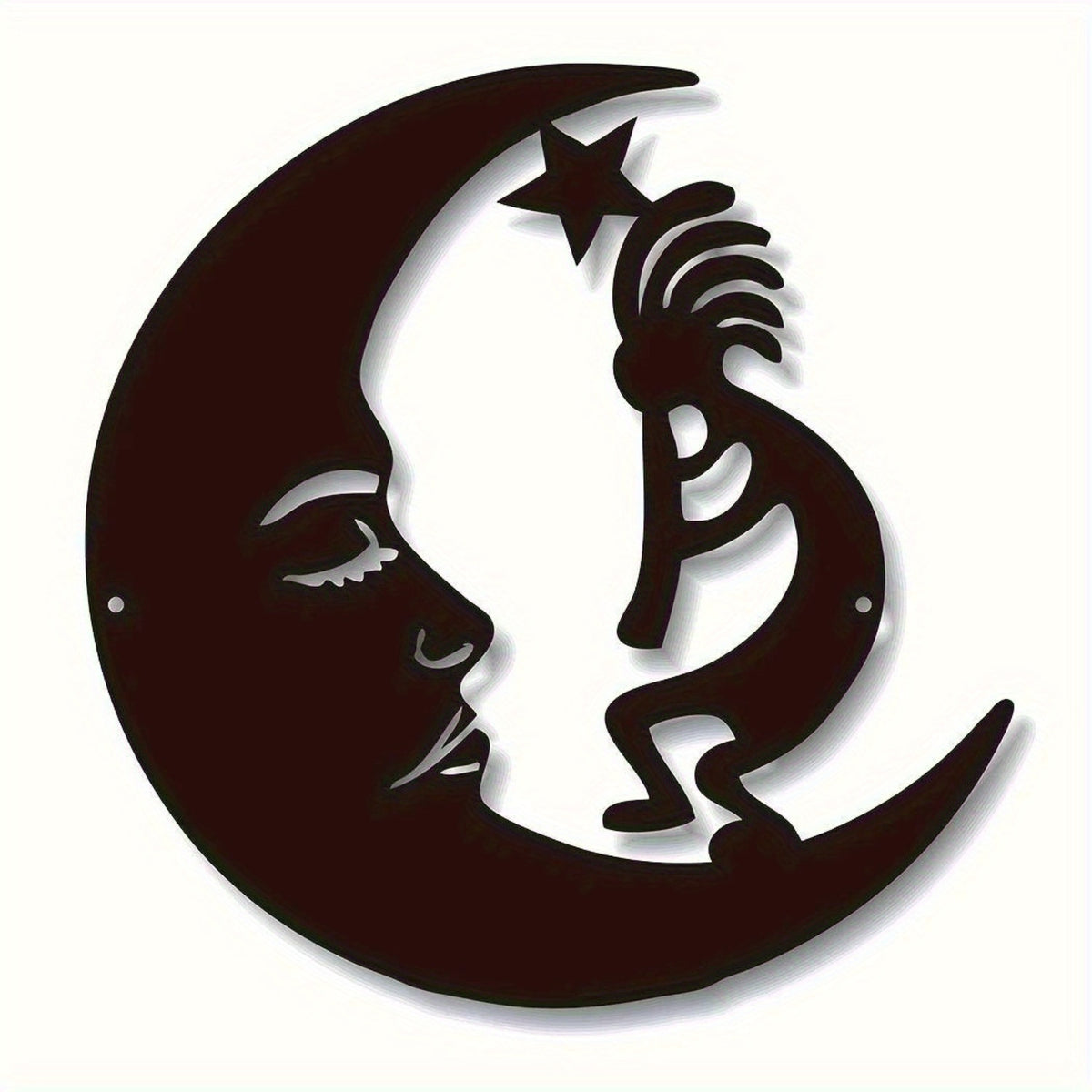 CIFbuy™ Interactive Fashionable 1pc Metal Moon Wall Art - Rotating Metal Moon Phase Set with Dynamic Lunar Cycle, Trendy Steel Decor Creates Interactive Celestial Ambiance - Wall Sculptures.