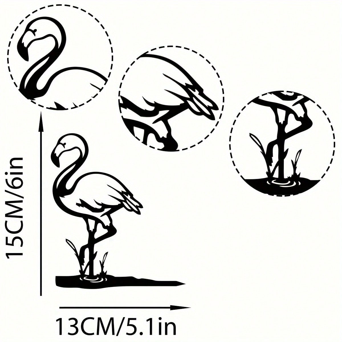 1pc Metal  Bird Sign Cutout - Rustic Outdoor Decor for Home & Garden, Housewarming Gift for Patio and Lawn Decoration Secondary image