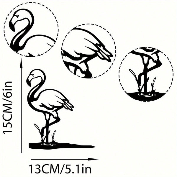 1pc Metal  Bird Sign Cutout - Rustic Outdoor Decor for Home & Garden, Housewarming Gift for Patio and Lawn Decoration