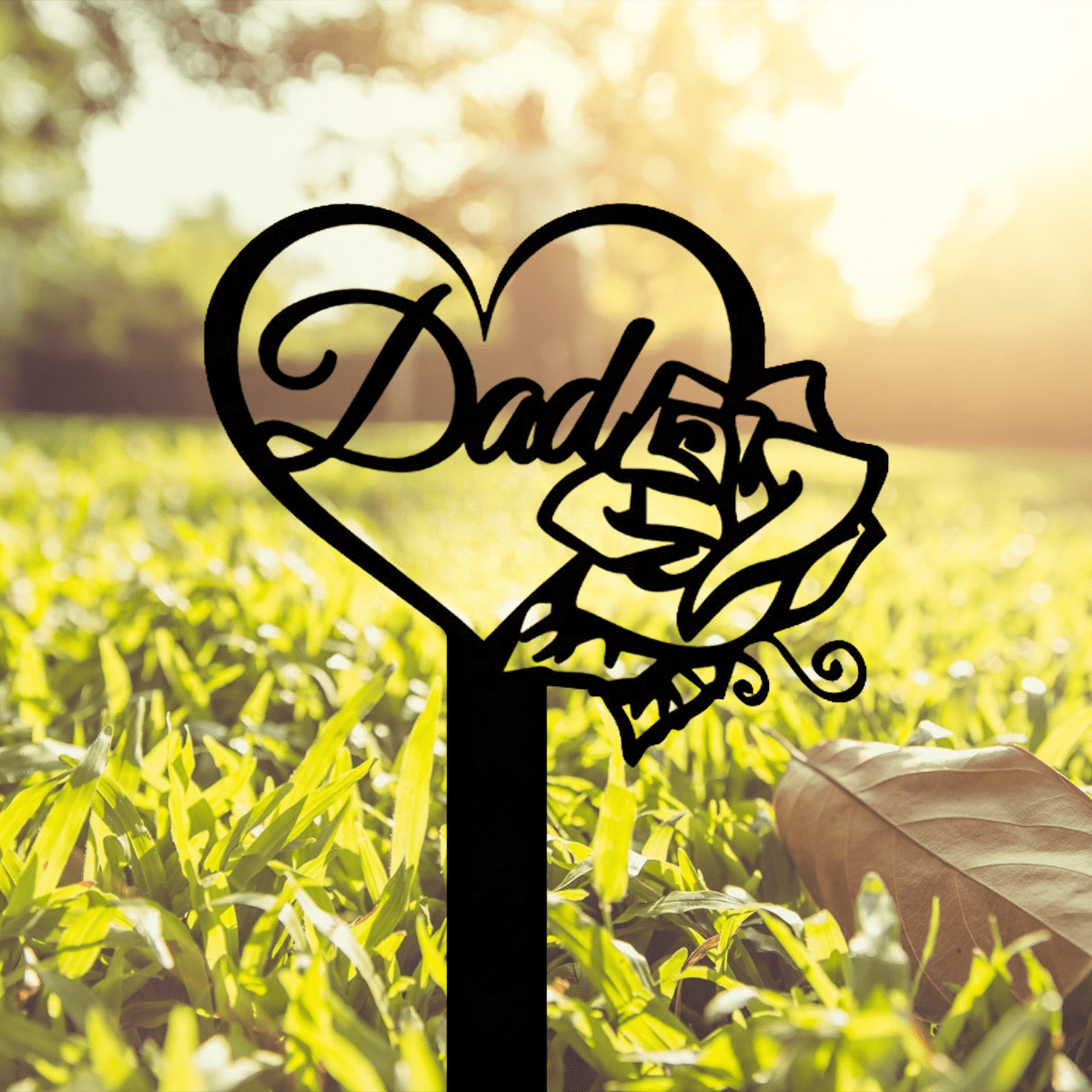1 butterfly memorial plaque waterproof tombstone insert cemetery decoration cemetery metal tombstone father memorial wrought iron