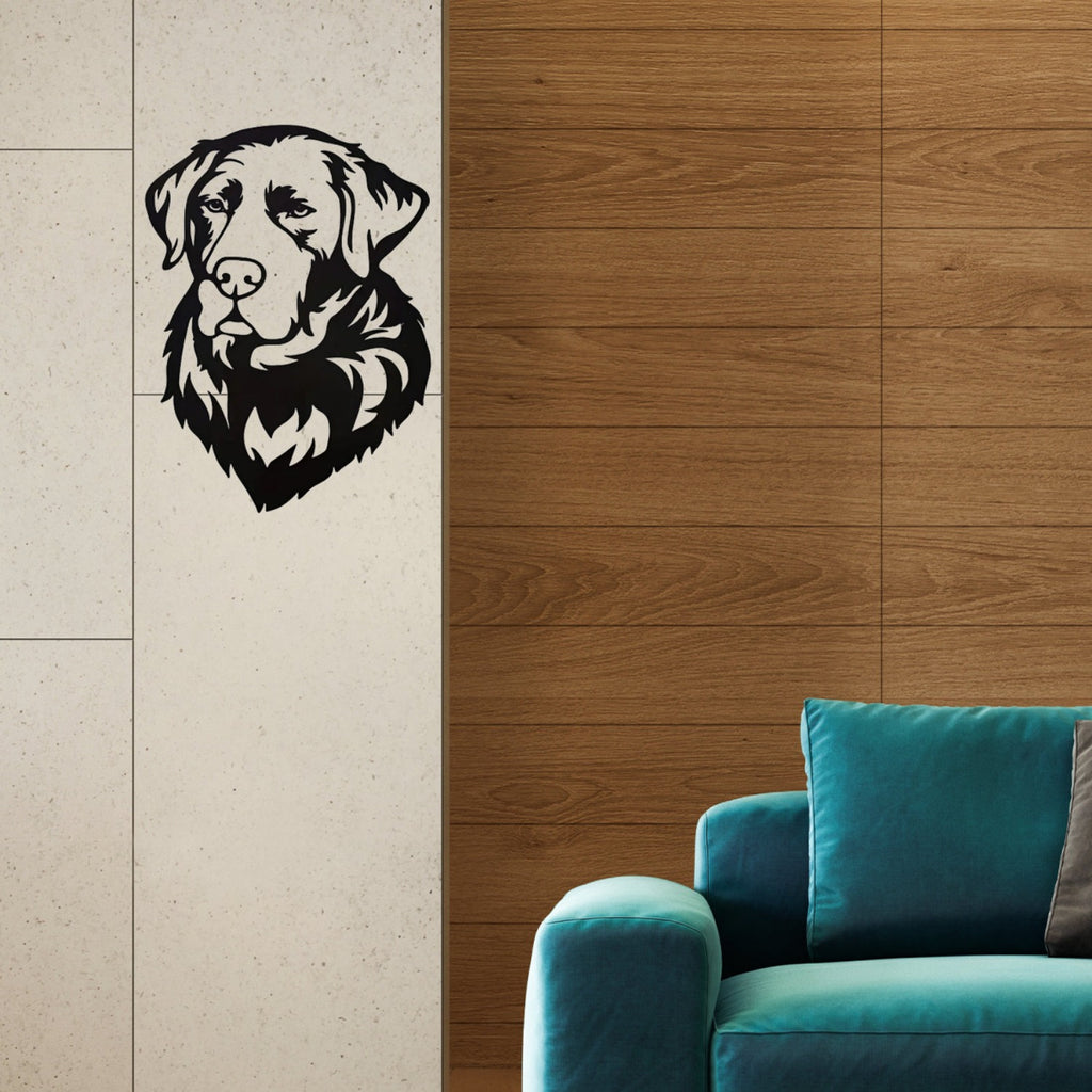 CIFbuy™ Exquisite Iron Elegant Pet Dog Metal Wall Artwork - 1PC Striking Dog Nameplate/Plaque/Pendant, Unique Design Makes Bold Decor Statement for Home & Pet Lovers - Wall Sculptures.