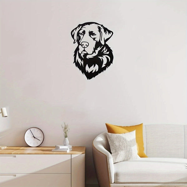 CIFbuy™ Exquisite Iron Elegant Pet Dog Metal Wall Artwork - 1PC Striking Dog Nameplate/Plaque/Pendant, Unique Design Makes Bold Decor Statement for Home & Pet Lovers - Wall Sculptures.