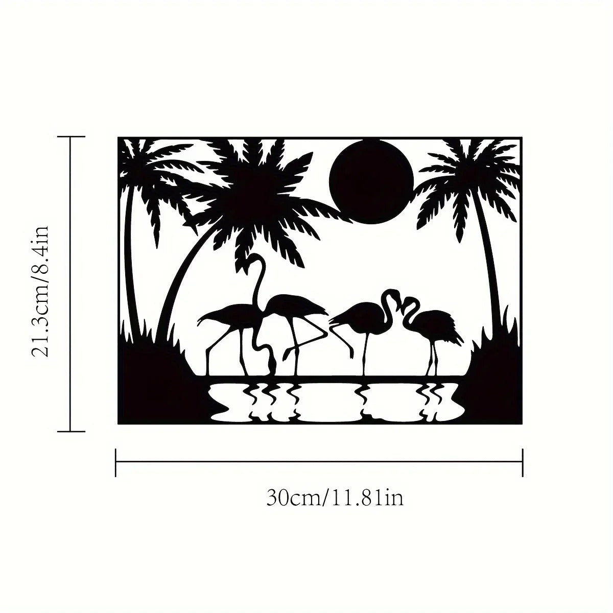 CIFbuy™ Trendy Palm Leaf Metal Wall Ornament - Modern Plant Silhouette Sculpture, Perfect for Housewarming Gifts & Restaurant Decor, Fashion-Forward Design Keeps Decor on Trend, Elegant Decorative Wall Sculptures.