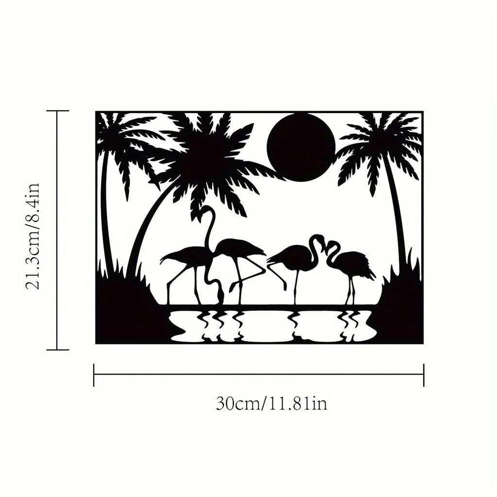 CIFbuy™ Trendy Palm Leaf Metal Wall Ornament - Modern Plant Silhouette Sculpture, Perfect for Housewarming Gifts & Restaurant Decor, Fashion-Forward Design Keeps Decor on Trend, Elegant Decorative Wall Sculptures.