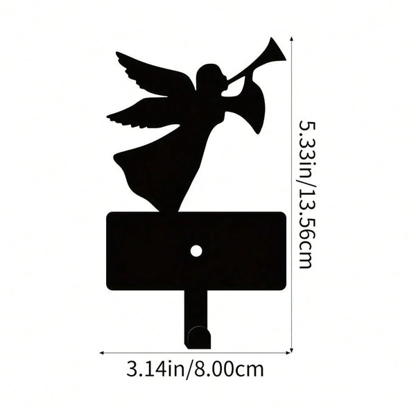 1 metal angel hook, key belt hook, wall decoration hook, Christmas decoration, scene decoration, holiday decoration, home decoration