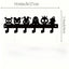 1PC Halloween Metal Wall-Mounted Rack With 6 Hooks, Pumpkin Ghost Pattern Hooks For Keys, Towels, Umbrellas, Decorative Organizer Shelf