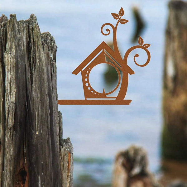 1 piece of fairy-picking metal wall decoration, rustic style, perfect for garden and courtyard decoration, dreamy and artistic.