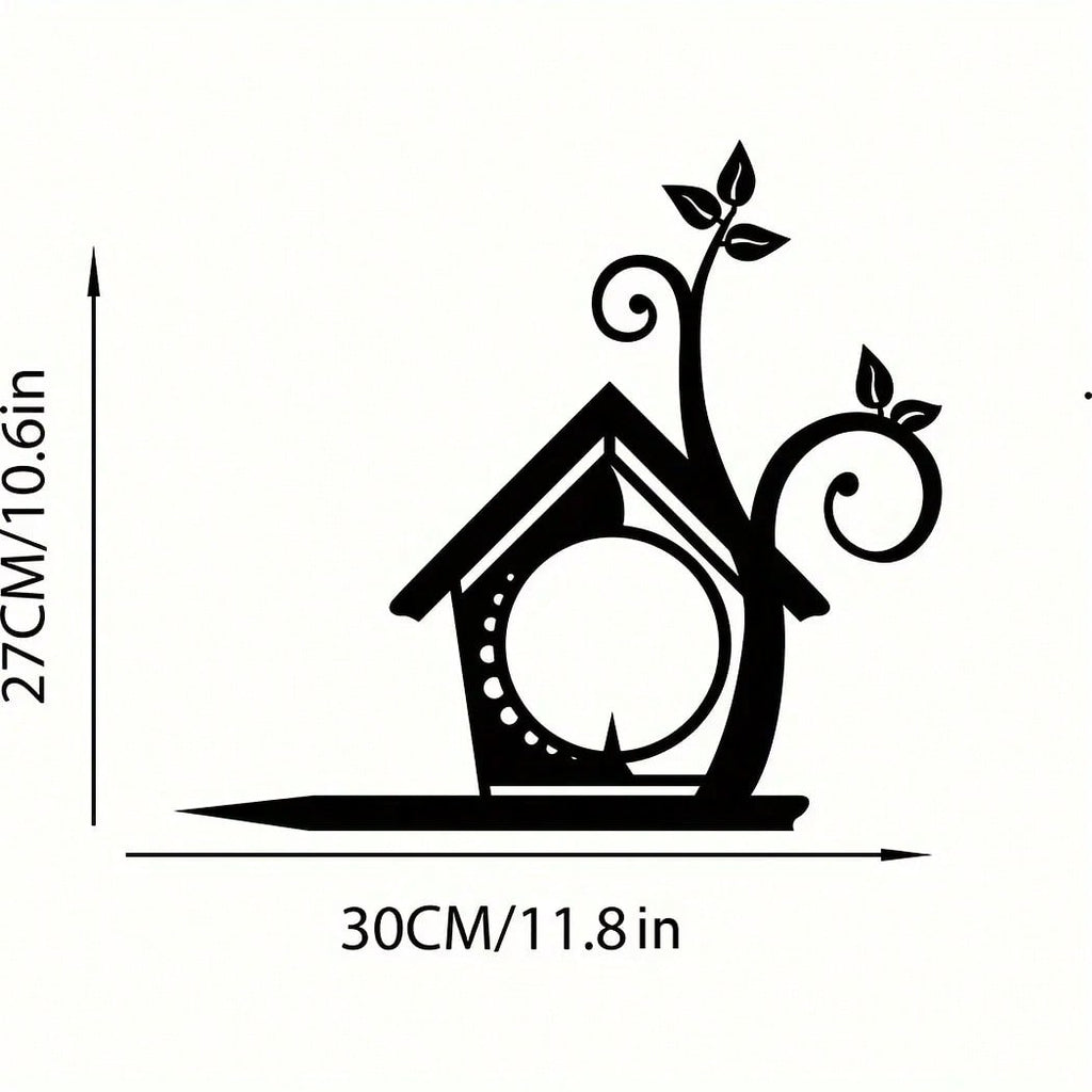 1 piece of fairy-picking metal wall decoration, rustic style, perfect for garden and courtyard decoration, dreamy and artistic.
