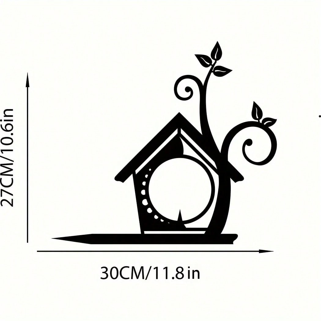 1 piece of fairy-picking metal wall decoration, rustic style, perfect for garden and courtyard decoration, dreamy and artistic.