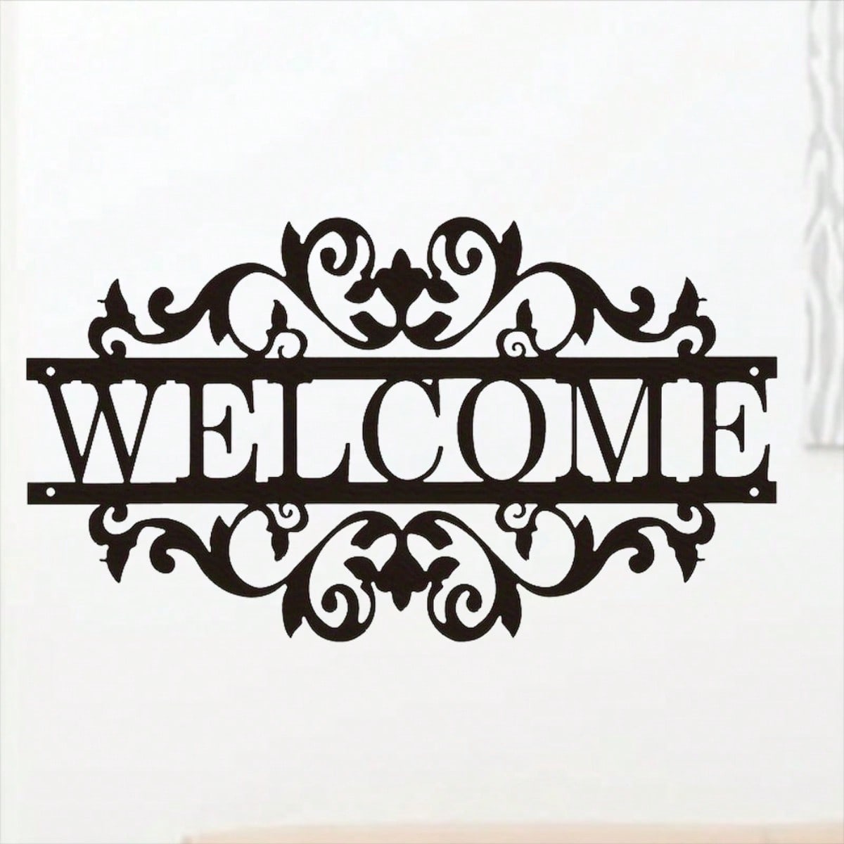 1 piece. Metal decoration welcome sign. Front porch decoration. Porch metal sign. Metal house number. Home art. Also suitable for B & Bs and inns. Best birthday gift