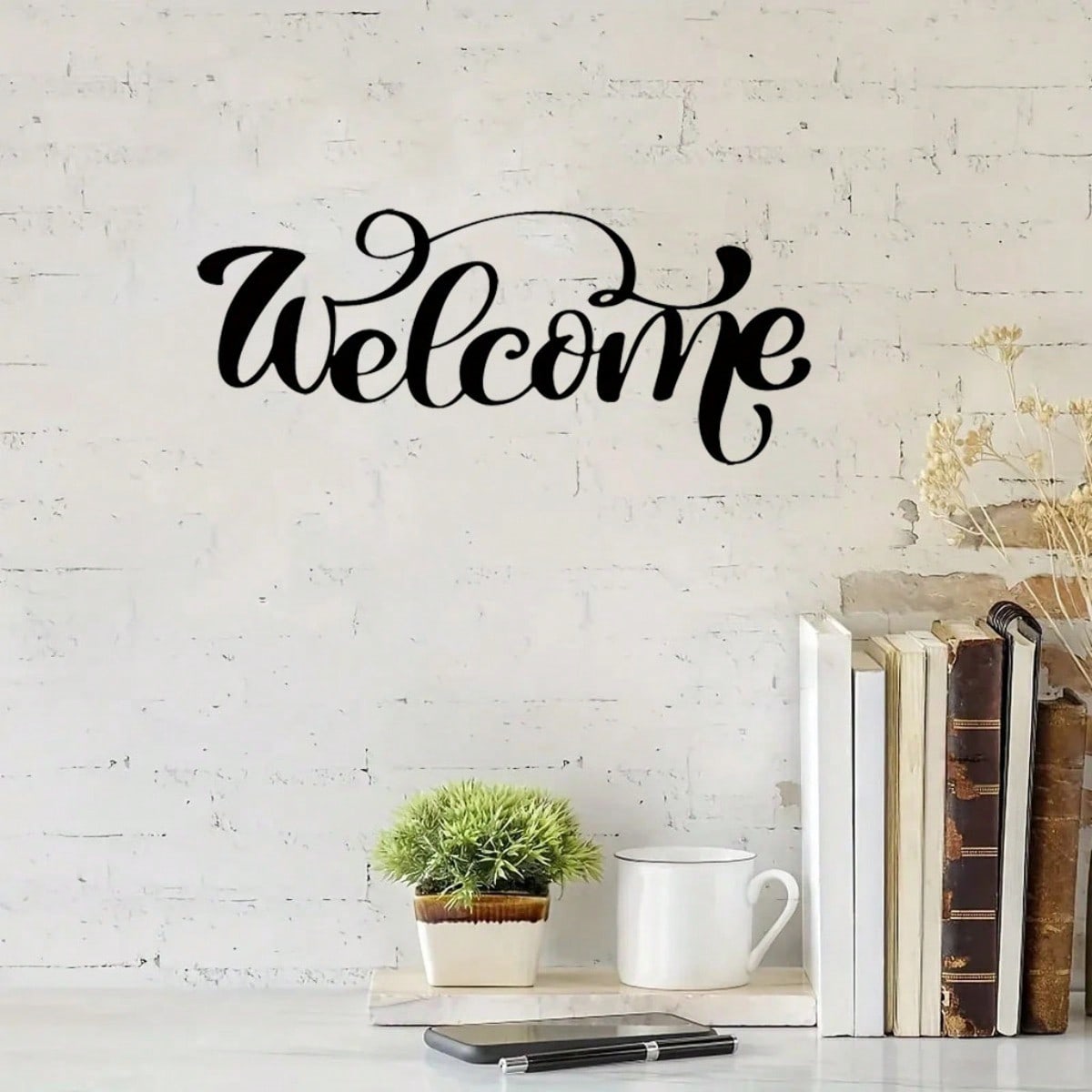 1 piece. Metal decoration welcome sign. Front porch decoration. Porch metal sign. Metal house number. Home art. Also suitable for B & Bs and inns. Best birthday gift