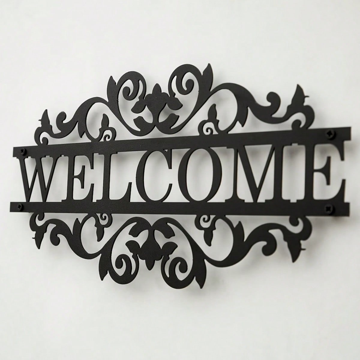 1 piece. Metal decoration welcome sign. Front porch decoration. Porch metal sign. Metal house number. Home art. Also suitable for B & Bs and inns. Best birthday gift