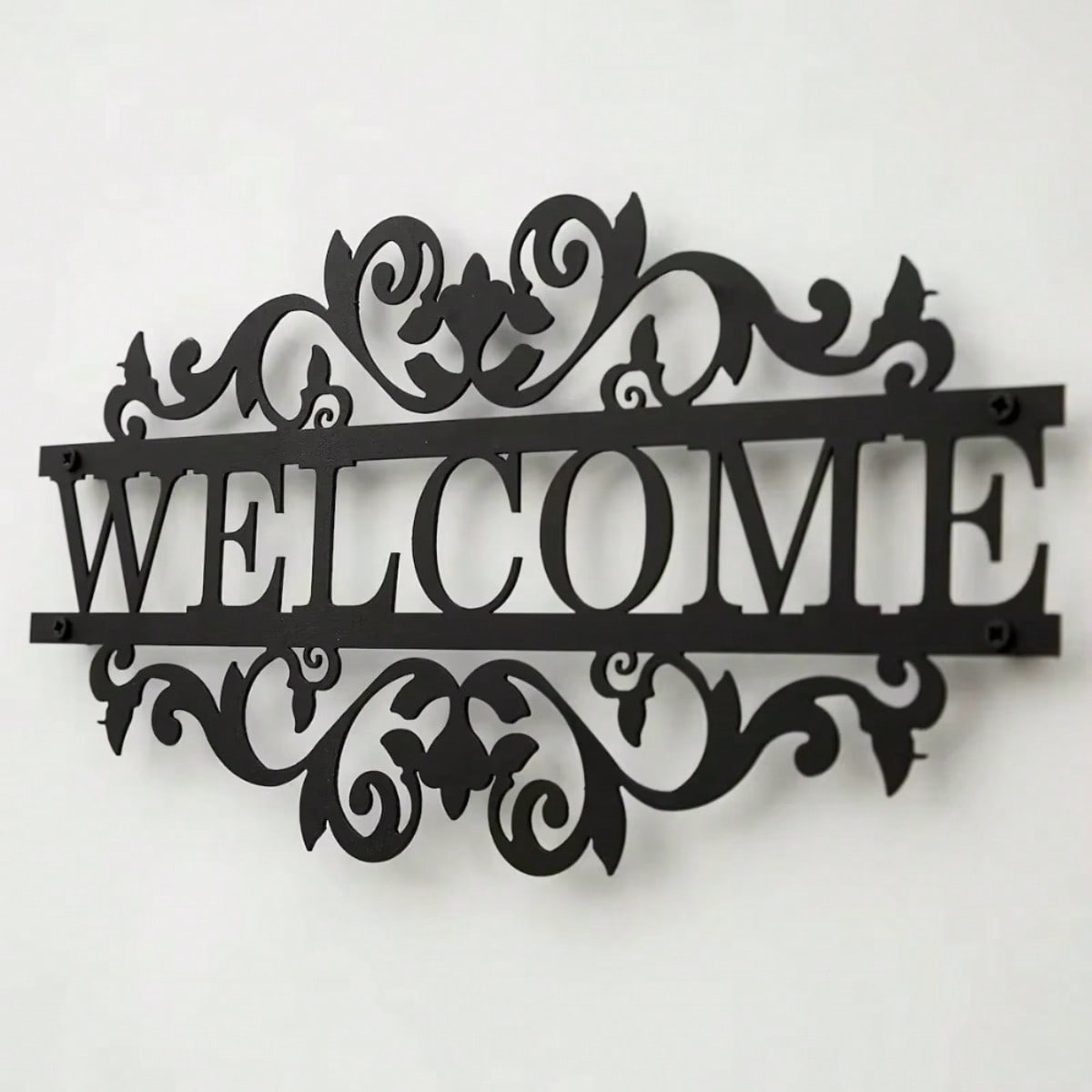 1 piece. Metal decoration welcome sign. Front porch decoration. Porch metal sign. Metal house number. Home art. Also suitable for B & Bs and inns. Best birthday gift