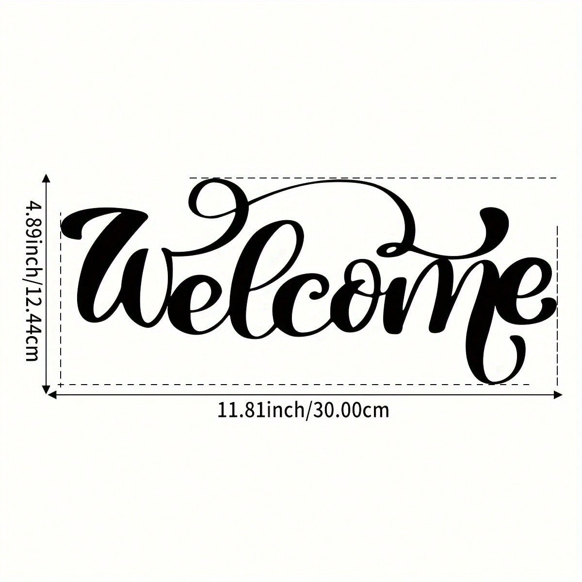 1 piece. Metal decoration welcome sign. Front porch decoration. Porch metal sign. Metal house number. Home art. Also suitable for B & Bs and inns. Best birthday gift