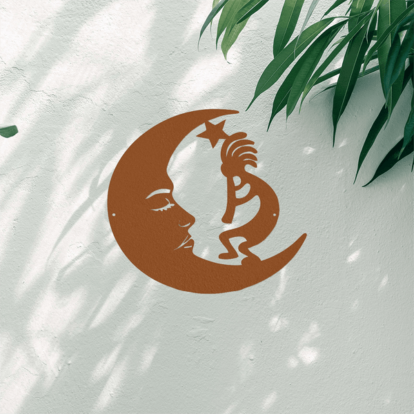 1 piece of moon metal sign, modern art style. Add a touch of brilliance to the wall. Exquisite craftsmanship, the choice of quality, make your space instantly revitalized. Wall decoration suitable for various occasions. E-I-D