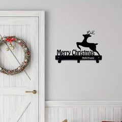 CIFbuy™ Premium Sandblasted Metal Key Hanger - 1pc Sturdy Iron Hook for Coats & Accessories, Enhances Home Value with Fashionable Industrial Aesthetics, Collectible Figurines.