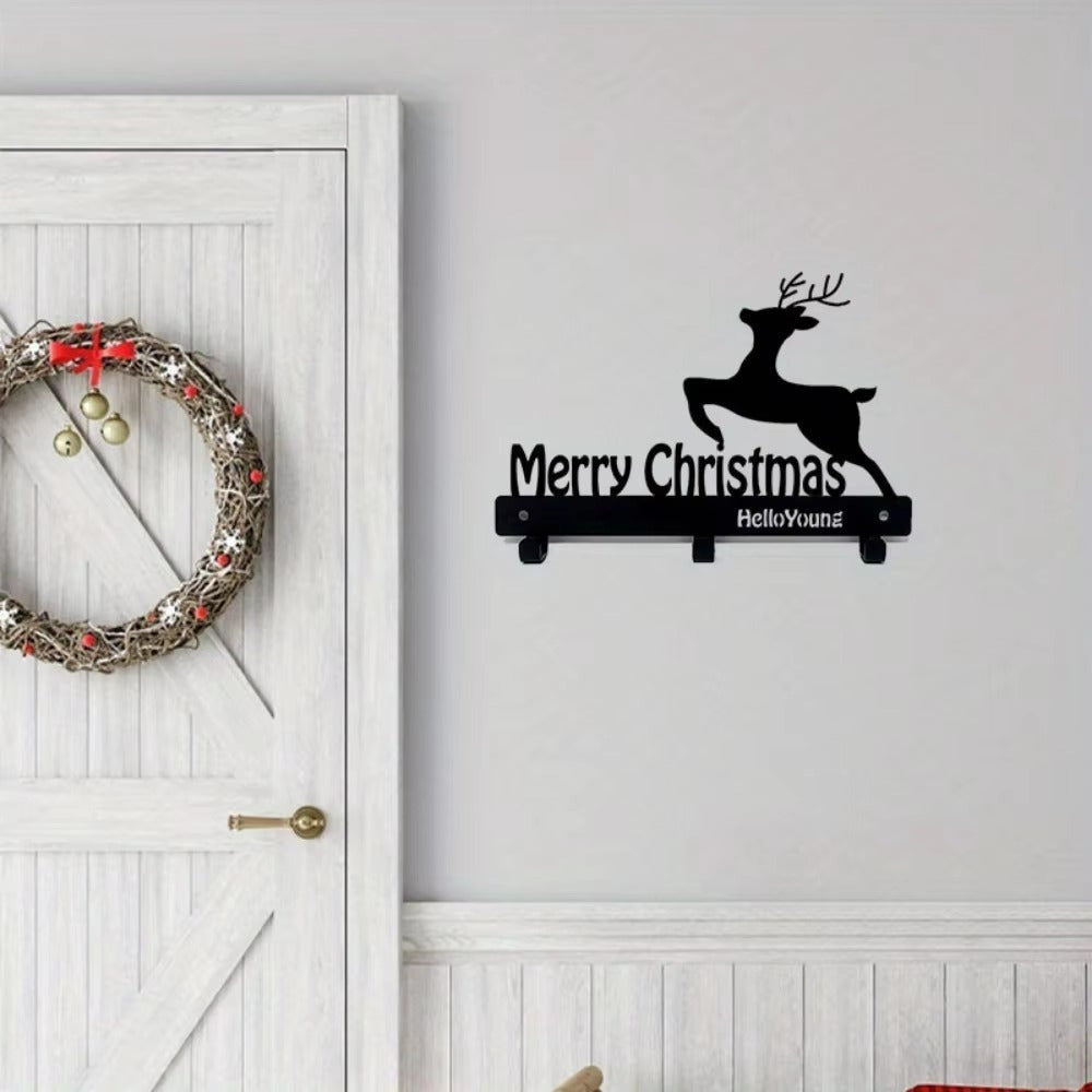 [定制]1 pc Elegant Metal Wall Decor – Perfect for Living Room, Entryway, or Holiday Display, Rust-Resistant and Durable for Long-lasting Beauty
