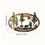 1pc Home Decoration Metal Art Wall Decoration Christmas Deer Bear Christmas Gift Scene Decoration Iron Art Crafts Ornament Pendant