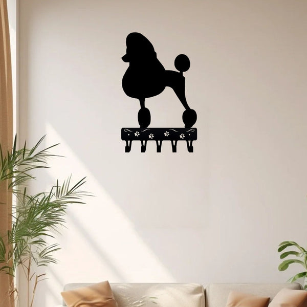 CIFbuy™ Pet-Themed Iron Wall Storage - 1pc German Shorthaired Pointer Key & Coat Hanger, Durable Metal Rack with Adhesive Wall Sticker for Home Organization, Collectible Figurines.