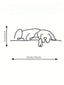 1-piece set, animal metal wall decoration, minimalist line art sleeping dog wall decoration, suitable for entrance and living room wall decorations, birthday gifts, pet lover gifts, suitable for modern home decor, home decor, room decoration