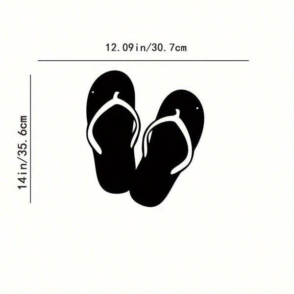 This "Charm Metal Beach Slippers Modeling Wall Decoration" is carefully carved from high-quality metal and has exquisite craftsmanship. It is suitable for seaside homestays, holiday villas, leisure-themed homes and other places.