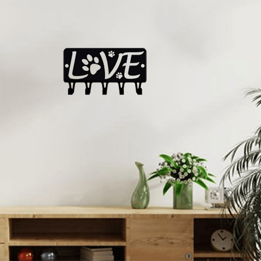 1 "LIVE Metal Storage Hook", suitable for various scenarios, such as porches, bedrooms, bathrooms, kitchens, etc., can be used to hang clothes, bags, towels, kitchen utensils, etc.