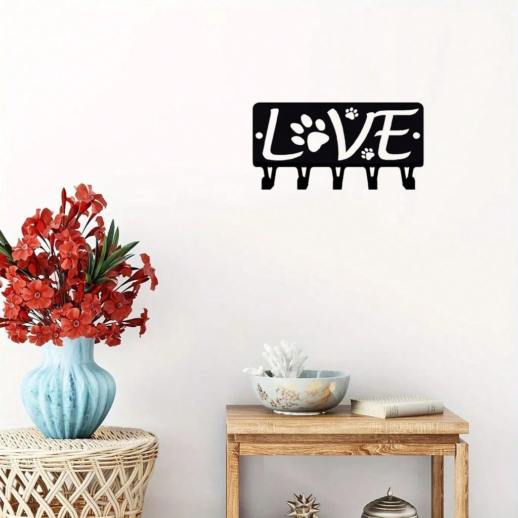 1 "LIVE Metal Storage Hook", suitable for various scenarios, such as porches, bedrooms, bathrooms, kitchens, etc., can be used to hang clothes, bags, towels, kitchen utensils, etc.