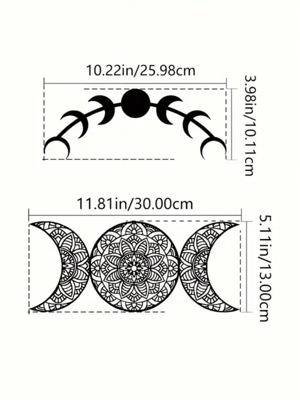 2-Piece set of decorative leaf/flower home wall decoration, metal wall decoration interior home decoration modern art, suitable for garden party decoration, home decoration, room decoration