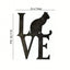 1-piece heart-shaped wall decoration, romantic gift, metal wall decoration for bedrooms, gift for couples, home decoration wall decoration