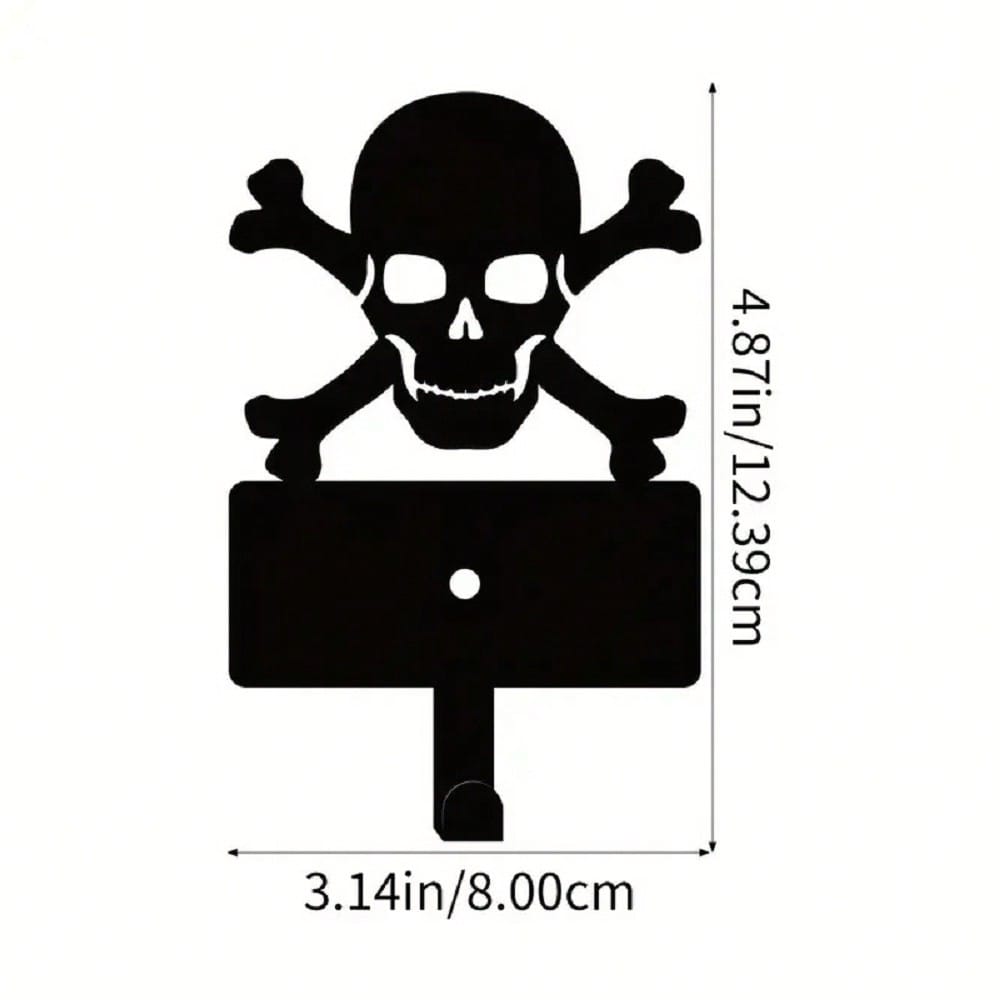 1 piece of beautiful black metal hook wall decoration - perfect for living room, foyer or holiday decoration, rust-resistant and durable, long-lasting charm, suitable for a variety of festivals.