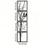 Metal artwork: creative branches Chinese painting silhouette, suitable for modern home decoration, home decoration, room decoration, bedroom decoration, bathroom decoration, waterproof and rust-proof, wall decoration