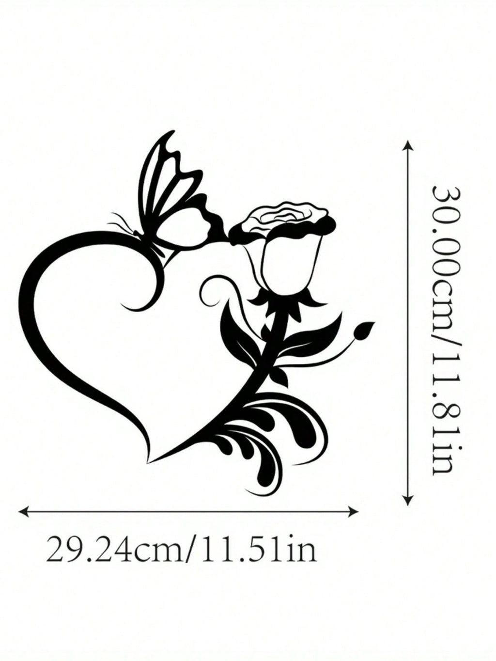 1 Pc Heart Flower Metal Wall Decoration Is The Best Gift Of Love, Suitable For Bedrooms, Living Rooms And Other Spaces, Very Suitable For Valentine's Day And Other Festivals, The Most Perfect Wall Decoration For Couples ,Valentine's Day