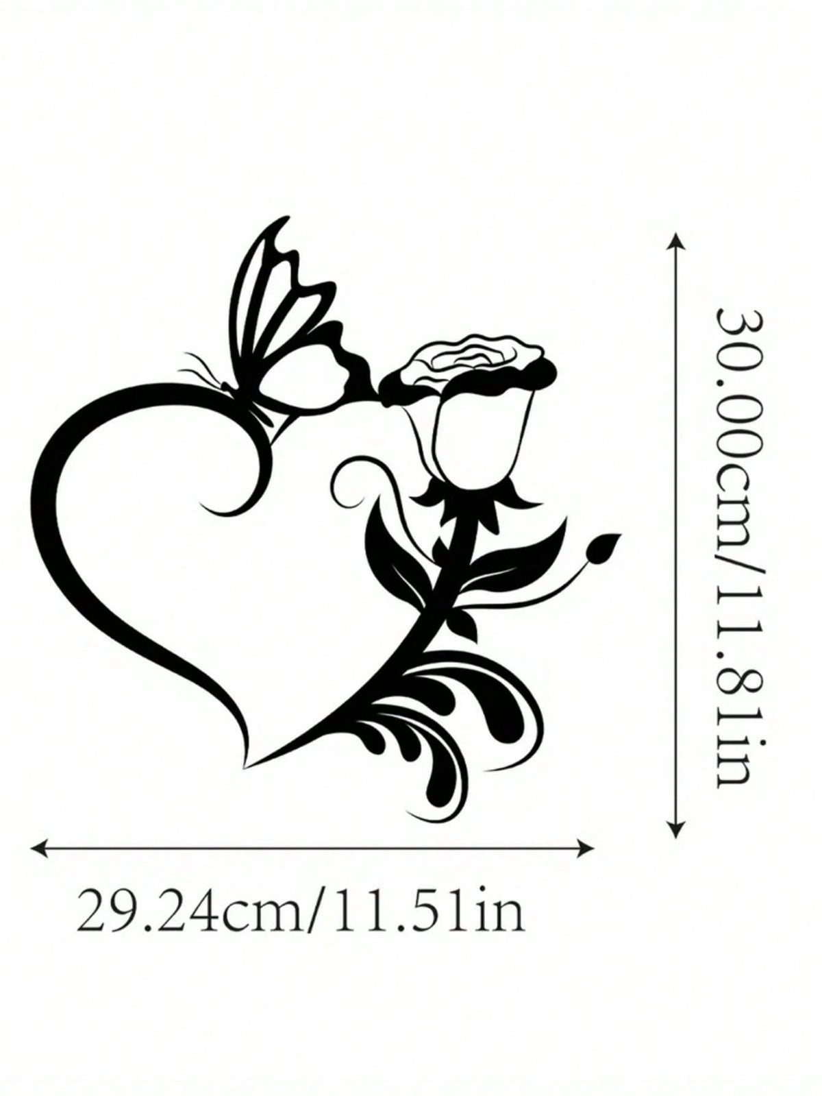 1 Pc Heart Flower Metal Wall Decoration Is The Best Gift Of Love, Suitable For Bedrooms, Living Rooms And Other Spaces, Very Suitable For Valentine's Day And Other Festivals, The Most Perfect Wall Decoration For Couples ,Valentine's Day